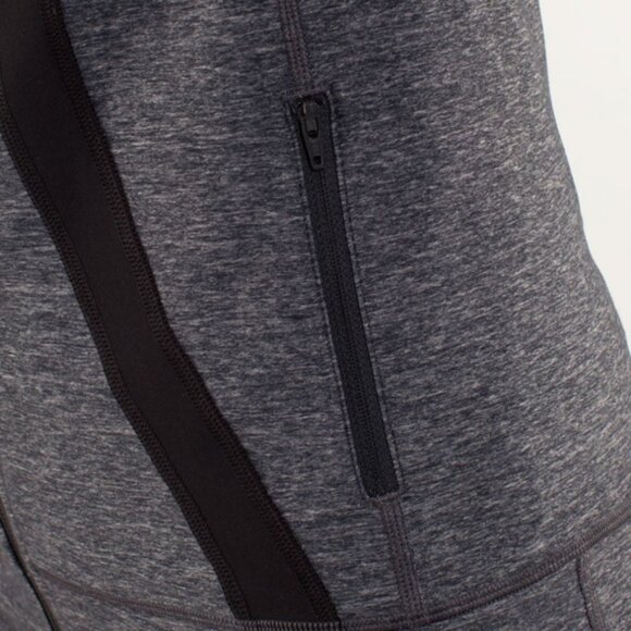 Lululemon In Stride Jacket Heathered Coal / Black - Picture 6 of 11
